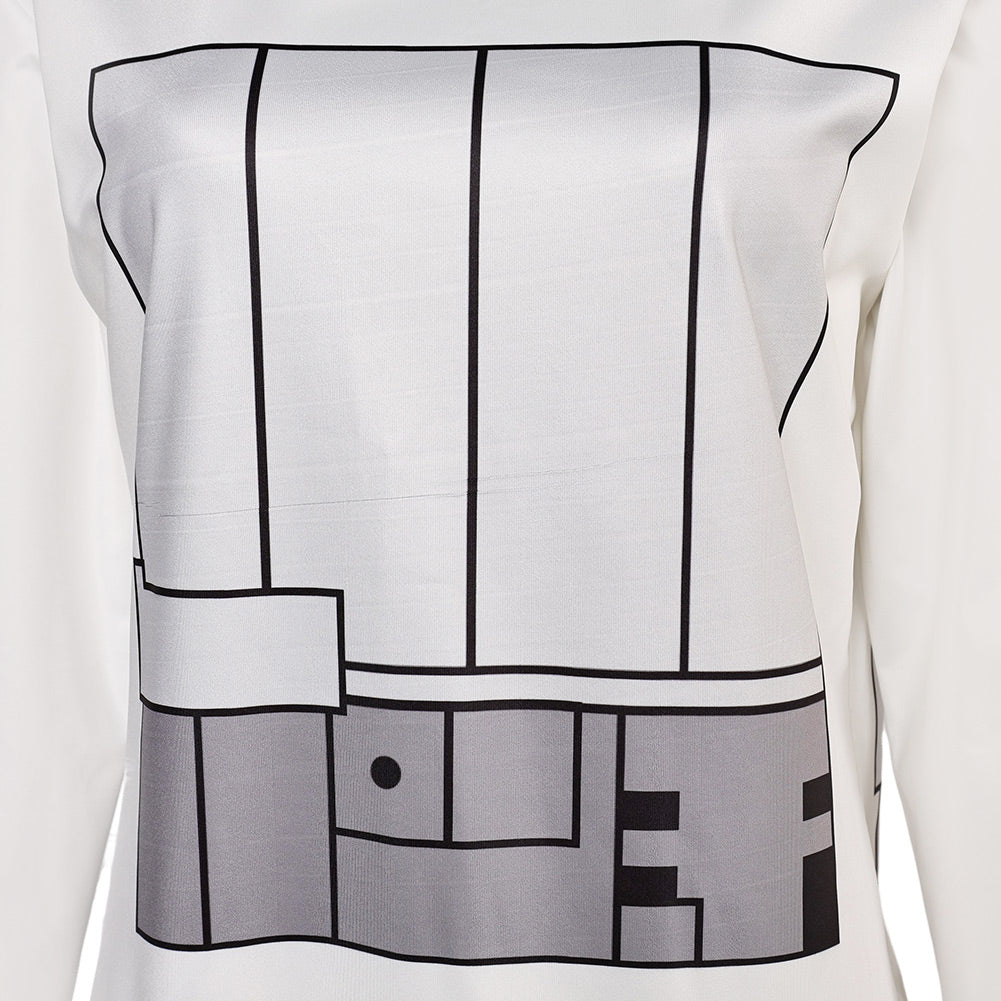 Anime Dandadan(2024) Momo Ayase Sweat-Shirt Blanc Cosplay Costume