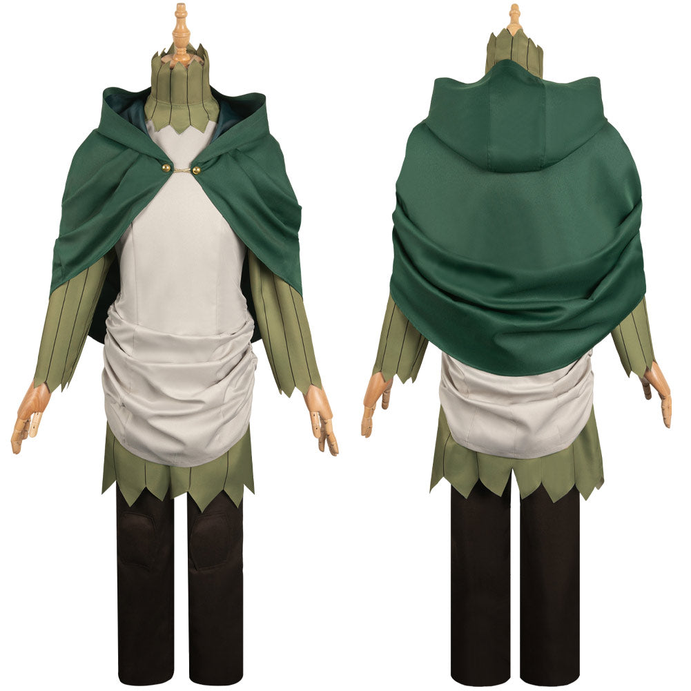 Anime Delicious in Dungeon Mithrun Tenue Verte Cosplay Costume