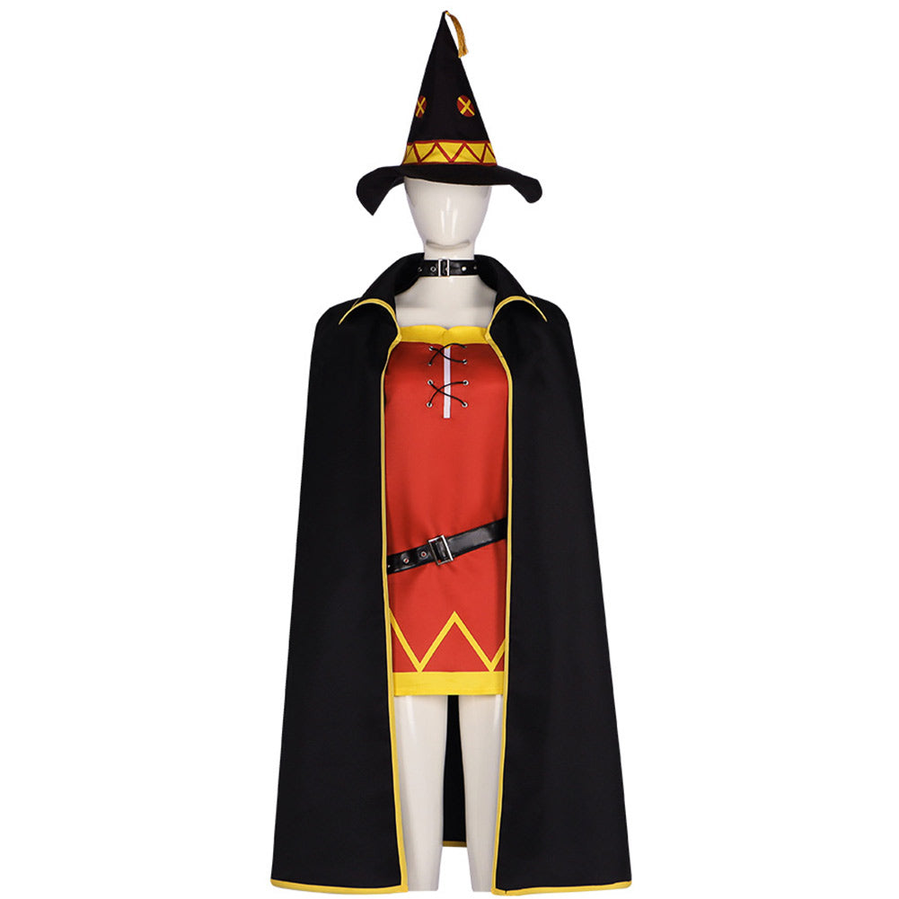 Anime Konosuba: Sois Béni Monde Merveilleux! Megumin Cosplay Costume