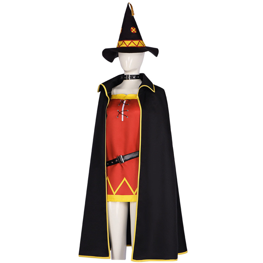 Anime Konosuba: Sois Béni Monde Merveilleux! Megumin Cosplay Costume