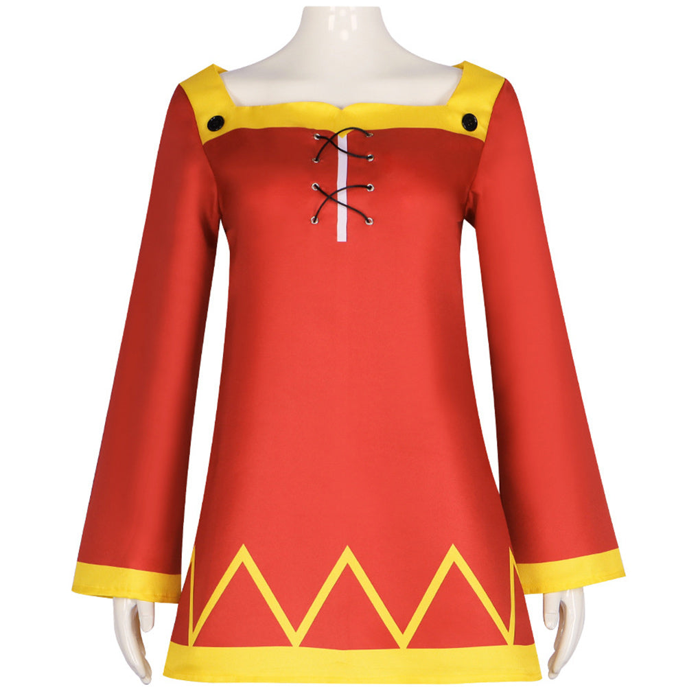 Anime Konosuba: Sois Béni Monde Merveilleux! Megumin Cosplay Costume