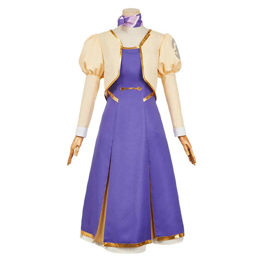 Apocalypse Hotel(2025) Yachiyo Robe Violette et Jaune Cosplay Costume
