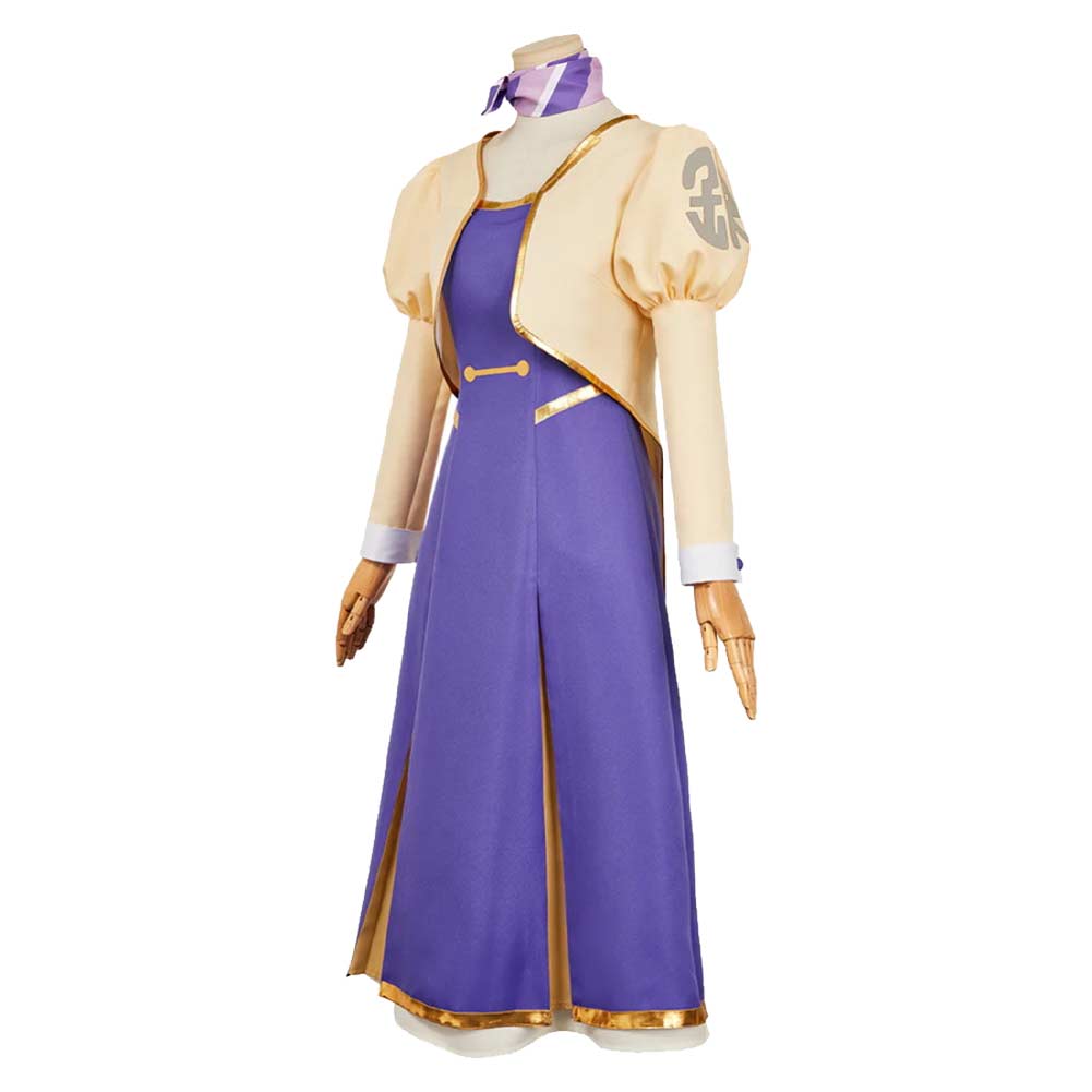 Apocalypse Hotel(2025) Yachiyo Robe Violette et Jaune Cosplay Costume