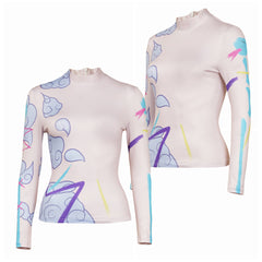 Arcane: League of Legends Saison 2 Jinx Haut Tmprimé Tatouage Cosplay Costume