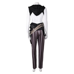 Arcane: League of Legends Saison 2 Vi Tenue Blanche et Noire Cosplay Costume
