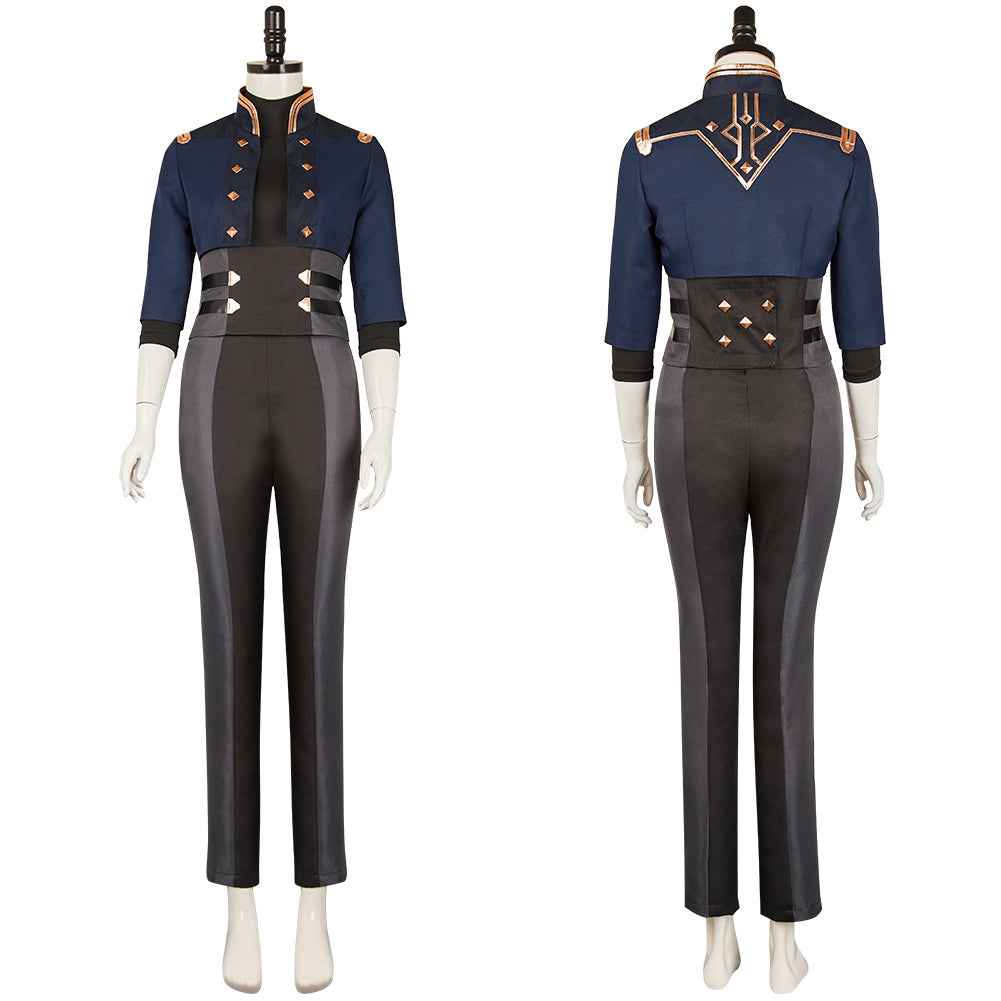 Arcane: League of Legends Saison 2(2024) Caitlyn à Taille Haute Cosplay Costume