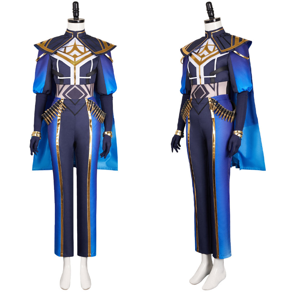 Arcane: League of Legends Saison 2(2024) Caitlyn Prestige Commander Cosplay Costume