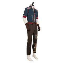 Arcane: League of Legends Saison 2(2024) Jayce Tenue Verte Foncée Cosplay Costume