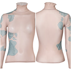 Arcane: League of Legends Saison 2(2024) Jinx Haut à Imprimé Tatouage Cosplay Costume