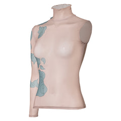 Arcane: League of Legends Saison 2(2024) Jinx Haut à Imprimé Tatouage Cosplay Costume