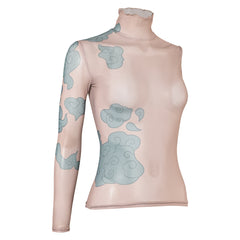 Arcane: League of Legends Saison 2(2024) Jinx Haut à Imprimé Tatouage Cosplay Costume