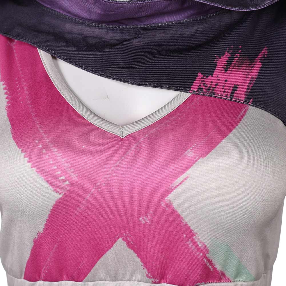 Arcane: League of Legends Saison 2(2024) Jinx Tenue avec Chapeau Cosplay Costume