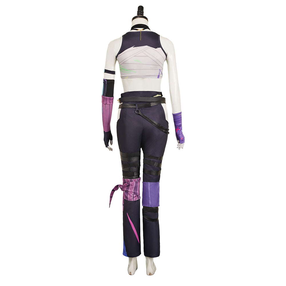 Arcane: League of Legends Saison 2(2024) Jinx Tenue Blanche Sans Chapeau Cosplay Costume