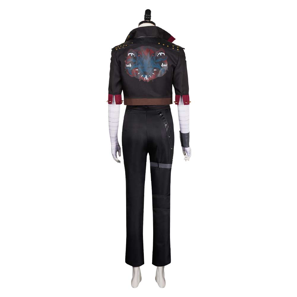 Arcane: League of Legends Saison 2(2024) Vi Tenue Noire Cosplay Costume
