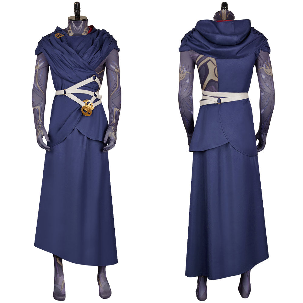 Arcane: League of Legends Saison 2(2024) Viktor Tenue Bleue Cosplay Costume
