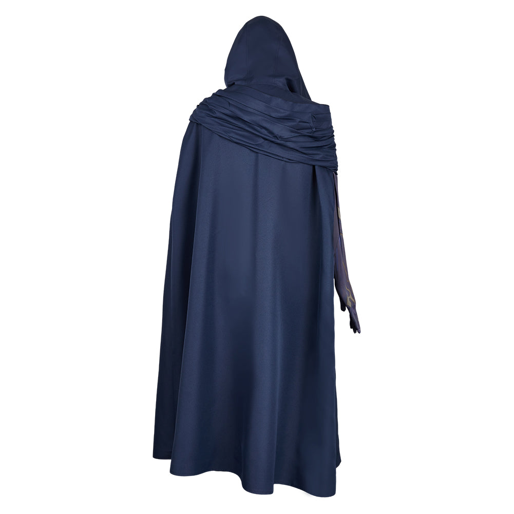 Arcane: League of Legends Saison 2(2024) Viktor Tenue Bleue de Cape Cosplay Costume