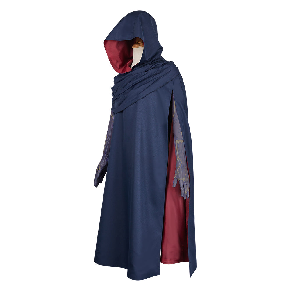 Arcane: League of Legends Saison 2(2024) Viktor Tenue Bleue de Cape Cosplay Costume