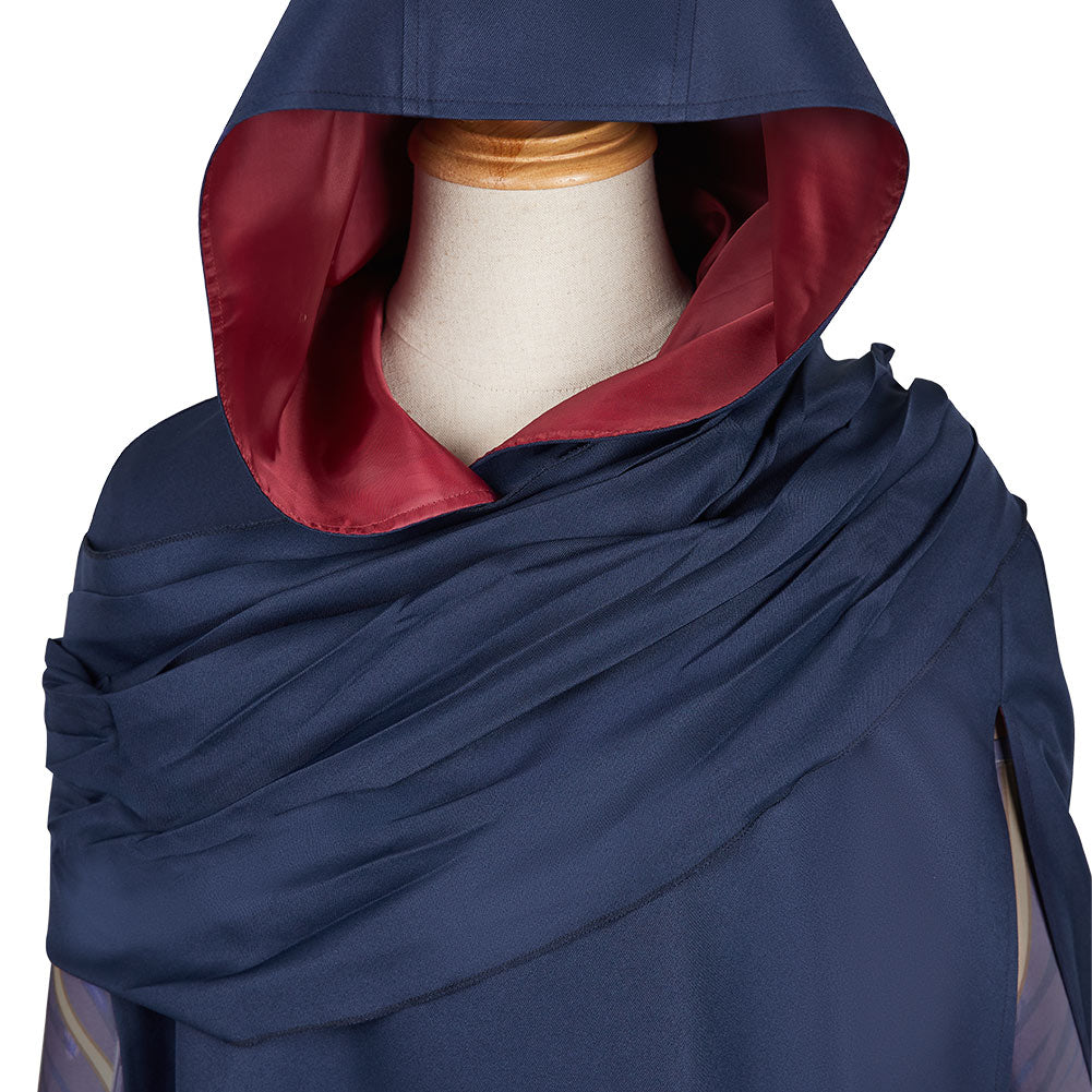 Arcane: League of Legends Saison 2(2024) Viktor Tenue Bleue de Cape Cosplay Costume