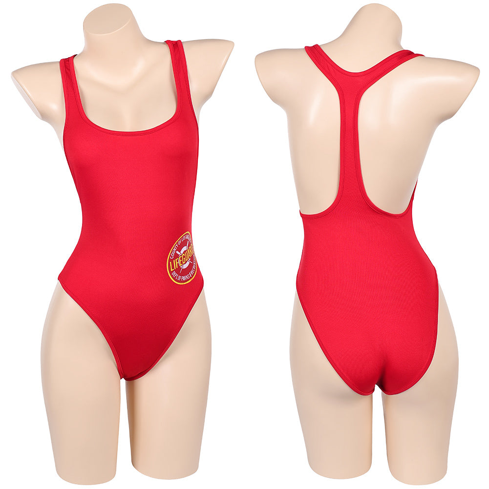 Baywatch Alerte à Malibu C.J. Parker Maillot de Bain Une Pièce Cosplay Costume Ver.2