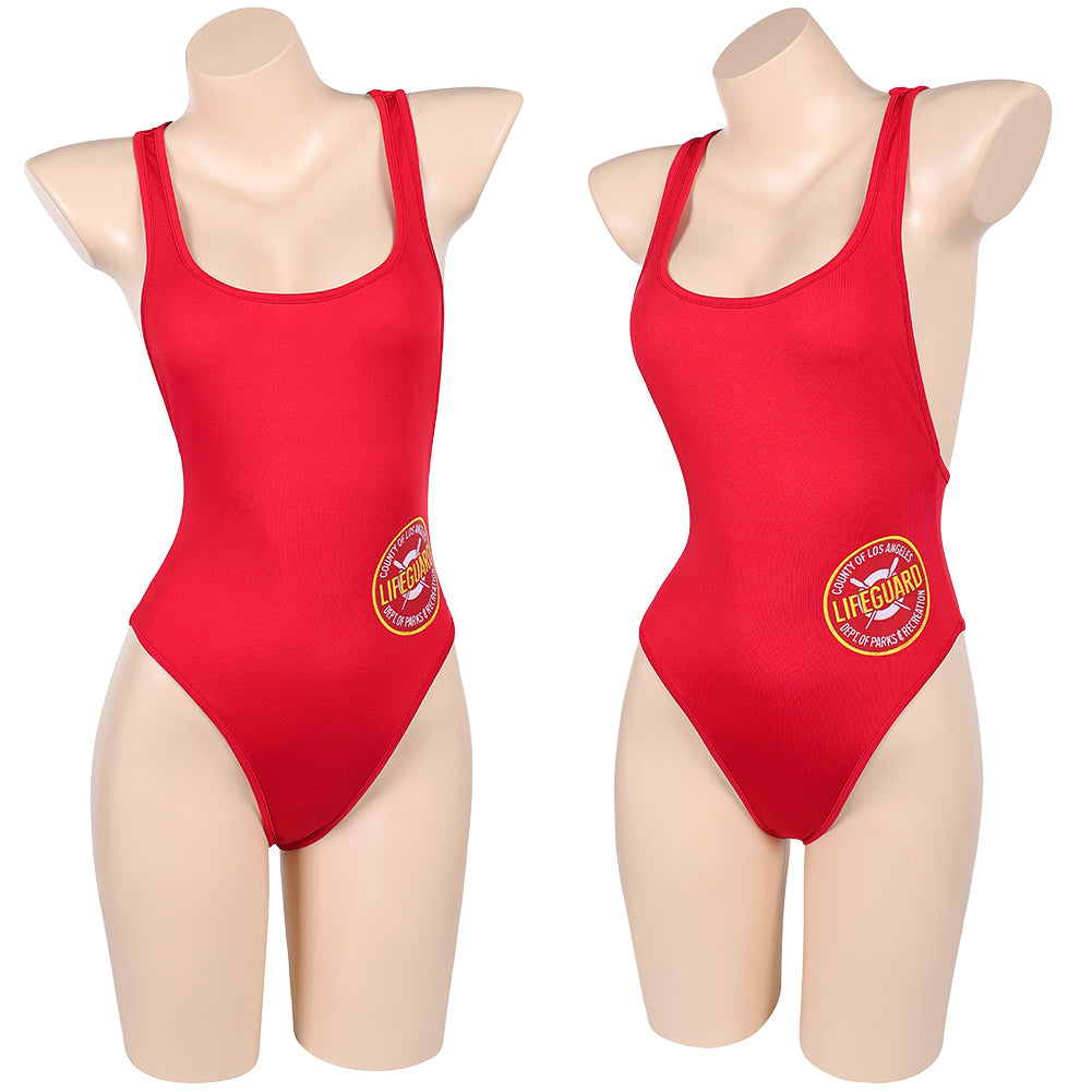 Baywatch Alerte à Malibu C.J. Parker Maillot de Bain Une Pièce Cosplay Costume Ver.2
