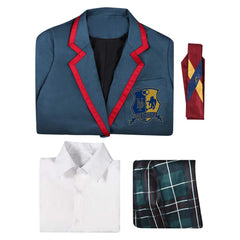 Beetlejuice 2 Astrid Deetz Uniforme Scolaire Bleu Cosplay Costume