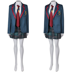 Beetlejuice 2 Astrid Deetz Uniforme Scolaire Bleu Cosplay Costume