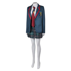 Beetlejuice 2 Astrid Deetz Uniforme Scolaire Bleu Cosplay Costume