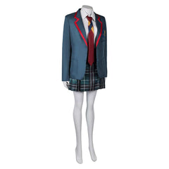 Beetlejuice 2 Astrid Deetz Uniforme Scolaire Bleu Cosplay Costume