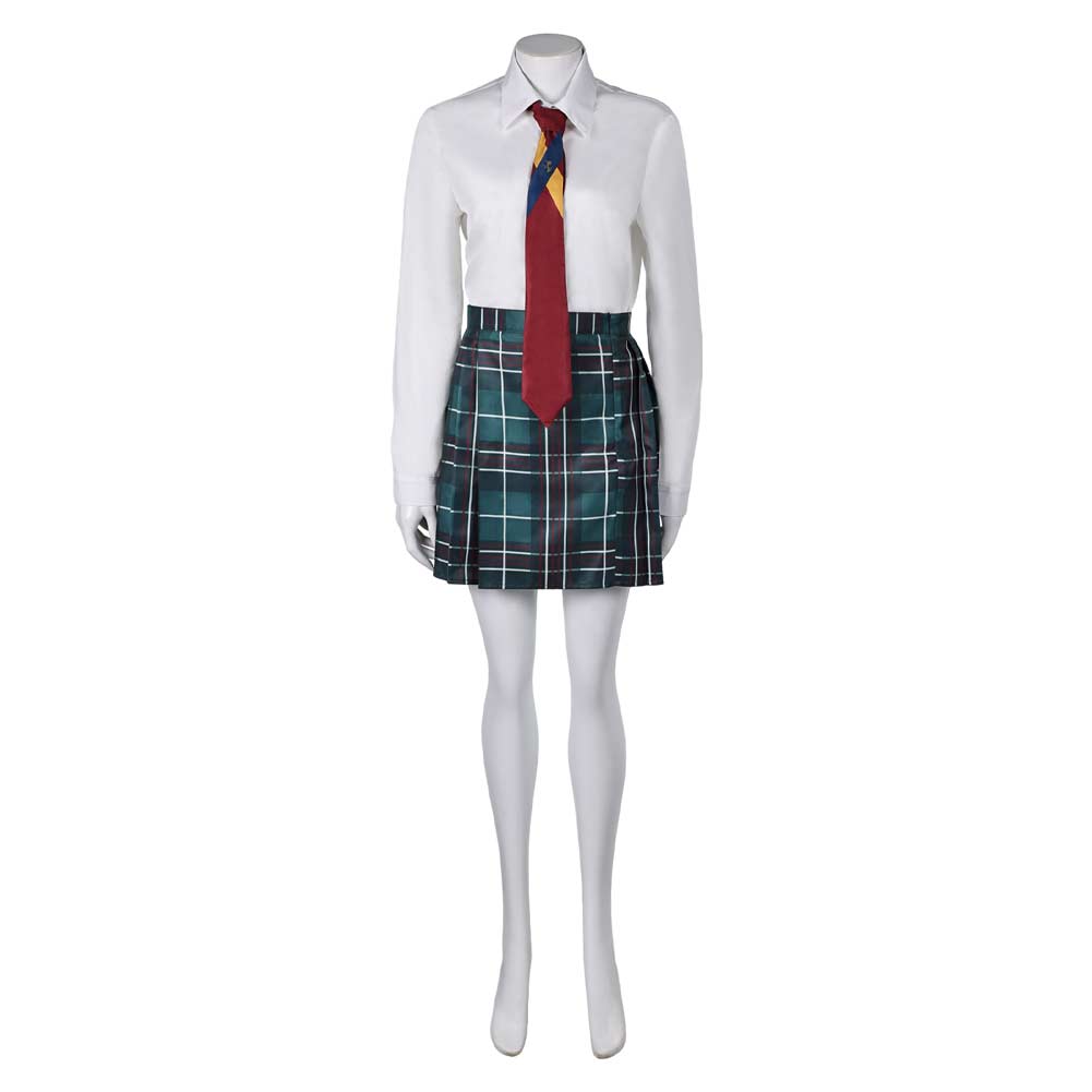 Beetlejuice 2 Astrid Deetz Uniforme Scolaire Bleu Cosplay Costume