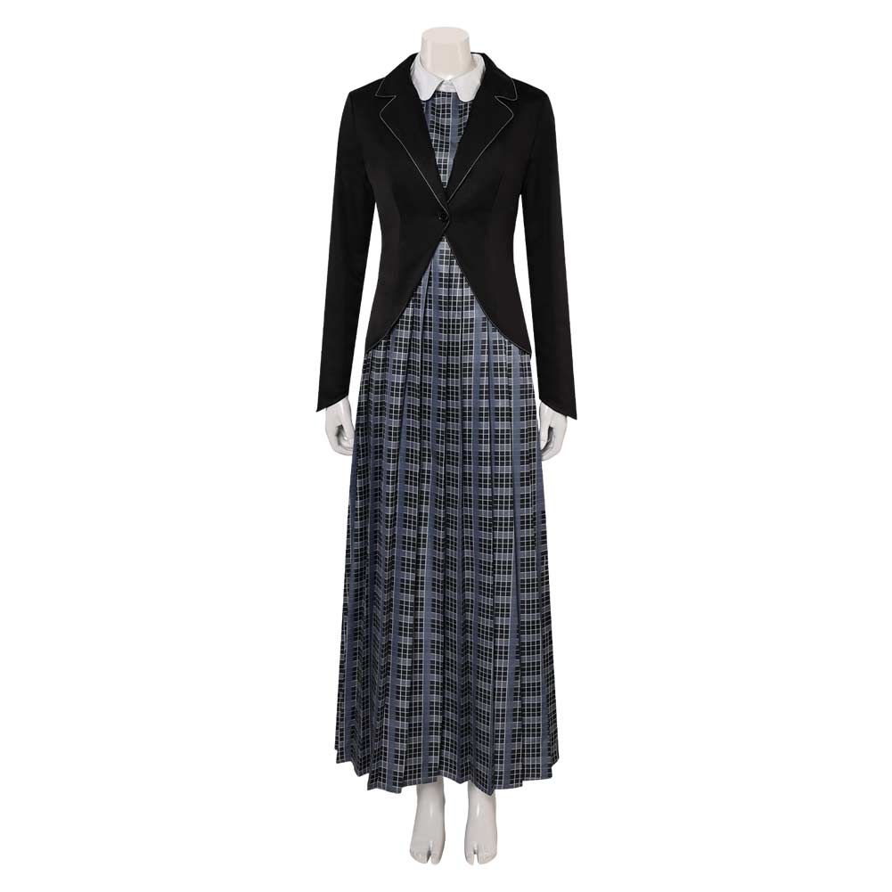 Beetlejuice 2(2024) Lydia Deetz Robe à Carreaux Cosplay Costume