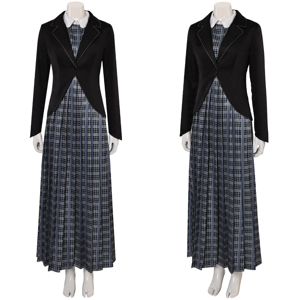 Beetlejuice 2(2024) Lydia Deetz Robe à Carreaux Cosplay Costume