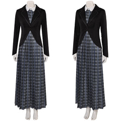 Beetlejuice 2(2024) Lydia Deetz Robe à Carreaux Cosplay Costume
