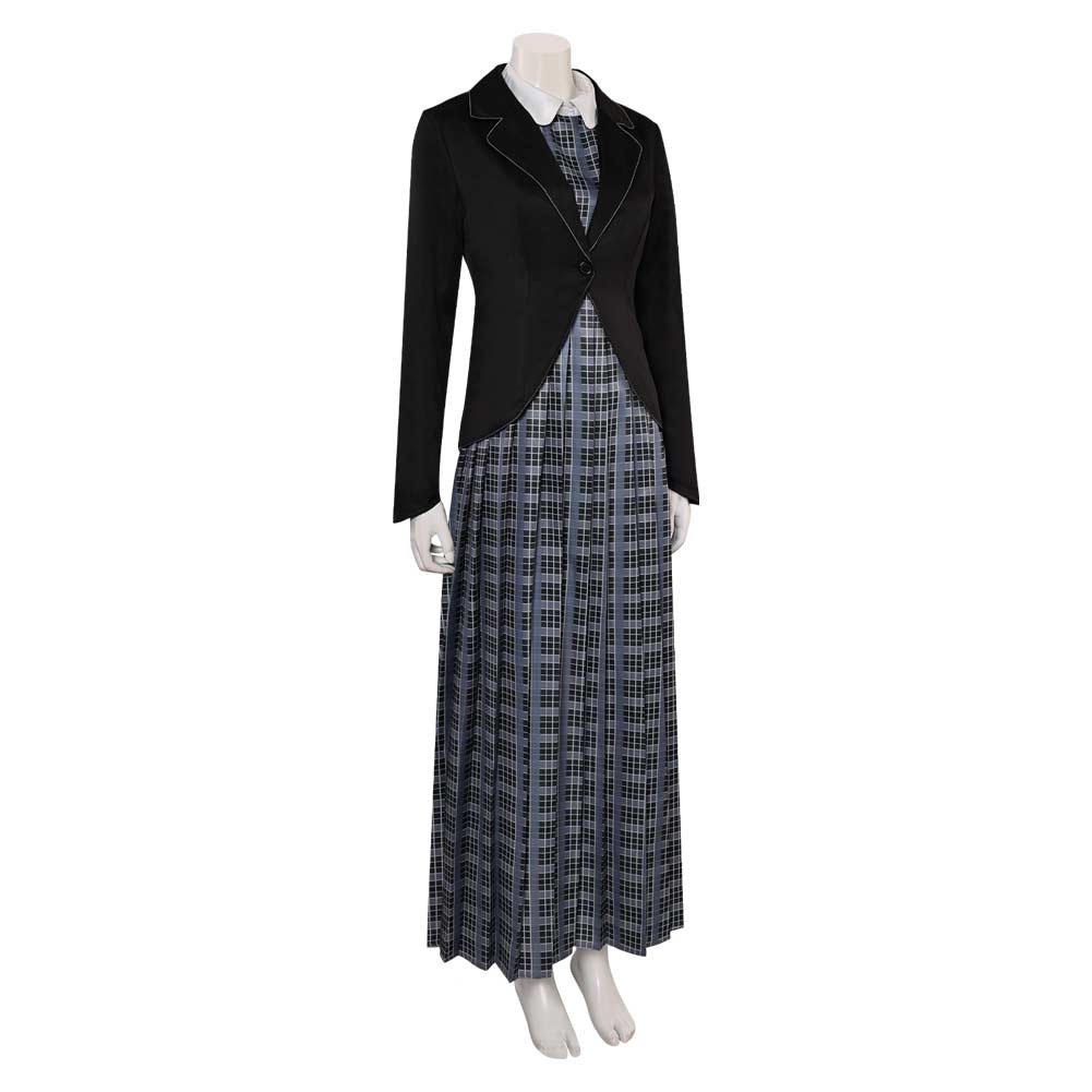 Beetlejuice 2(2024) Lydia Deetz Robe à Carreaux Cosplay Costume