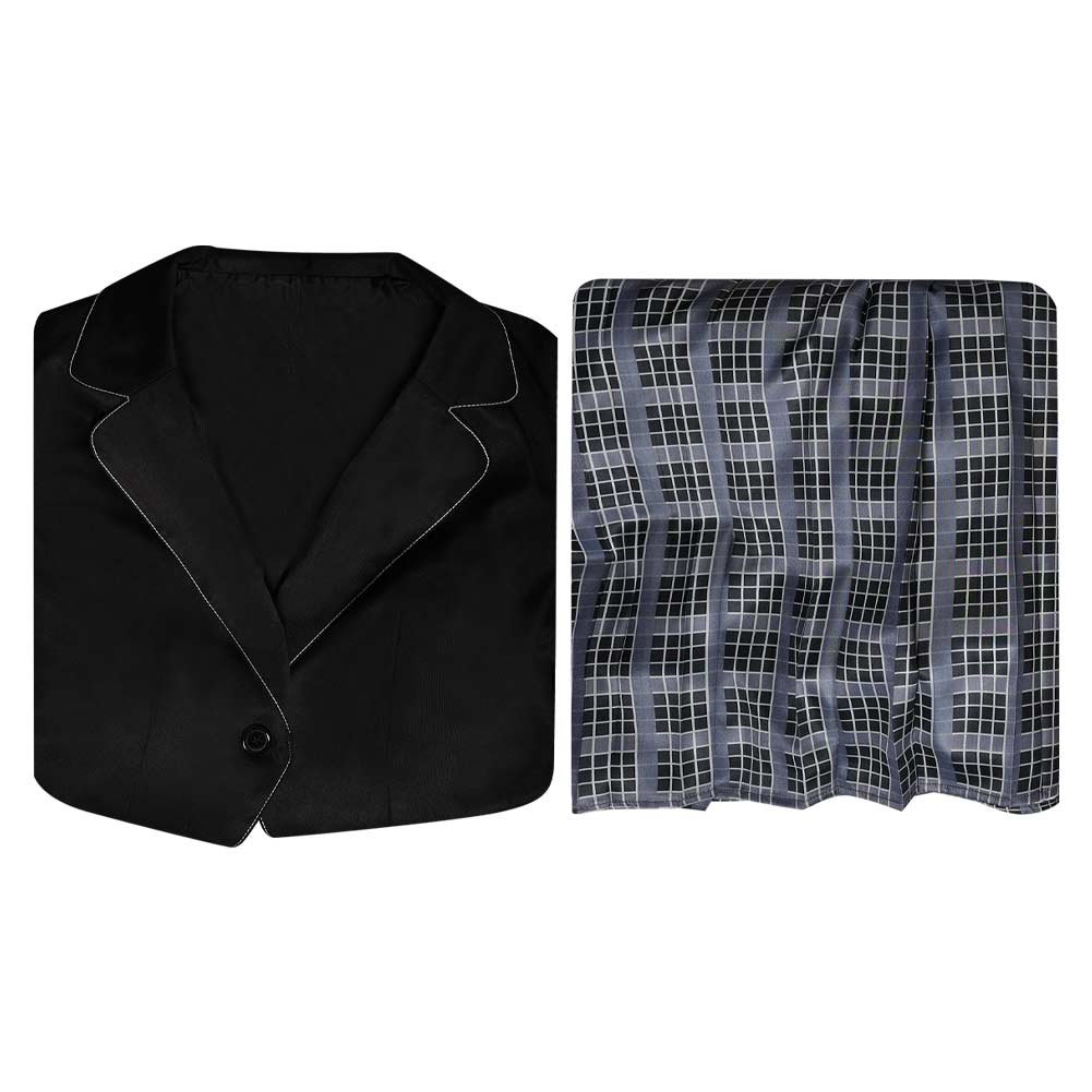 Beetlejuice 2(2024) Lydia Deetz Robe à Carreaux Cosplay Costume