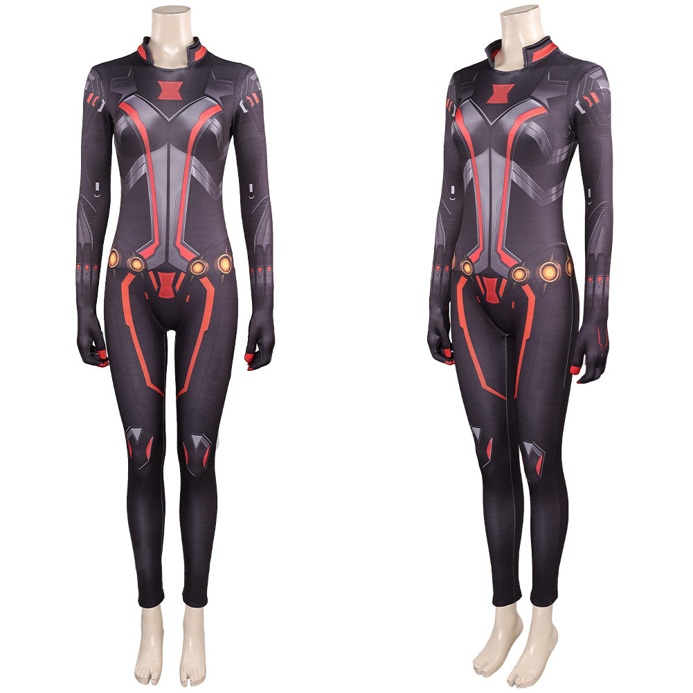 Black Widow Combinaison Noire Cosplay Costume