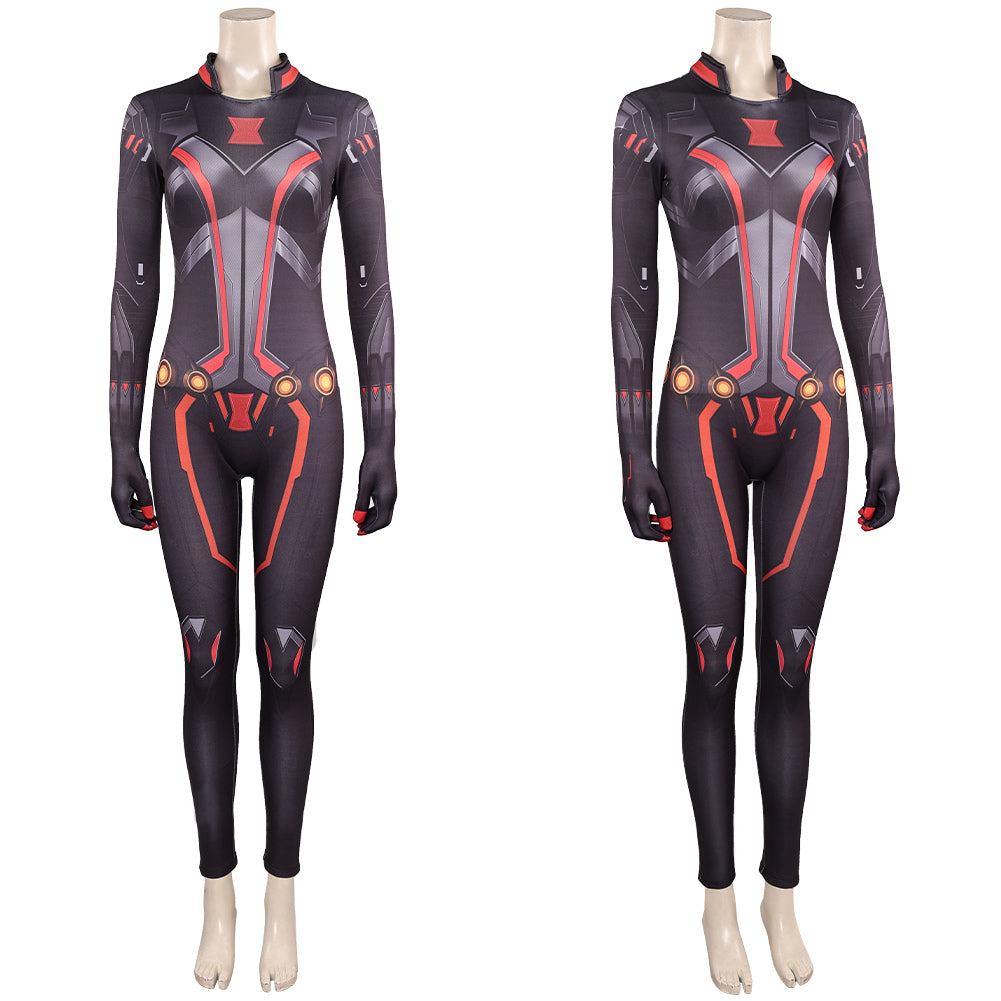 Black Widow Combinaison Noire Cosplay Costume