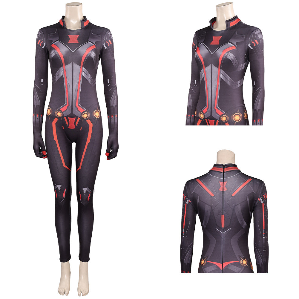 Black Widow Combinaison Noire Cosplay Costume