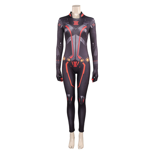 Black Widow Combinaison Noire Cosplay Costume
