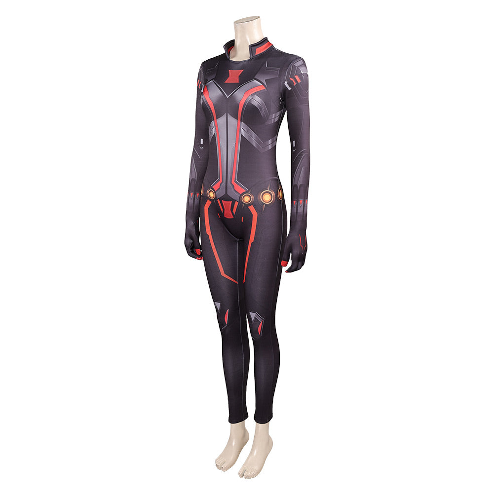 Black Widow Combinaison Noire Cosplay Costume