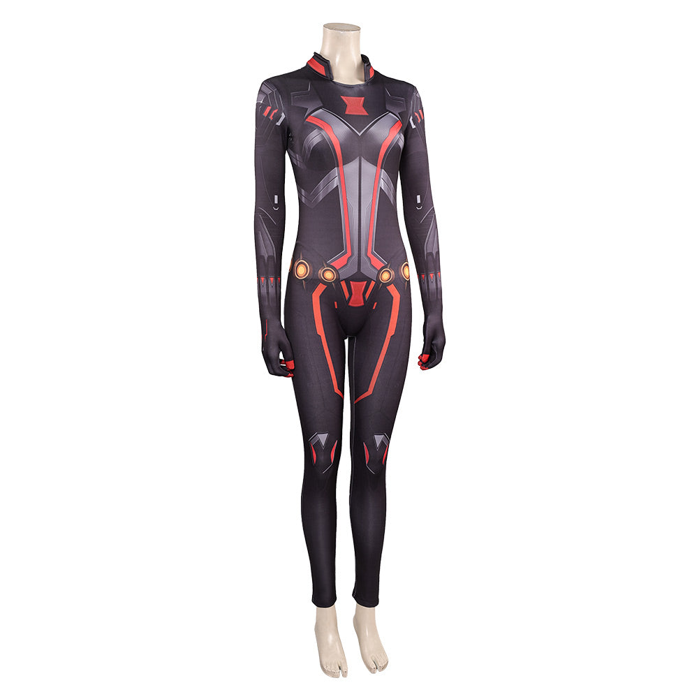Black Widow Combinaison Noire Cosplay Costume
