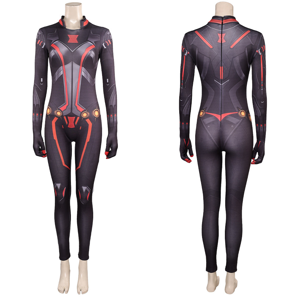 Black Widow Combinaison Noire Cosplay Costume
