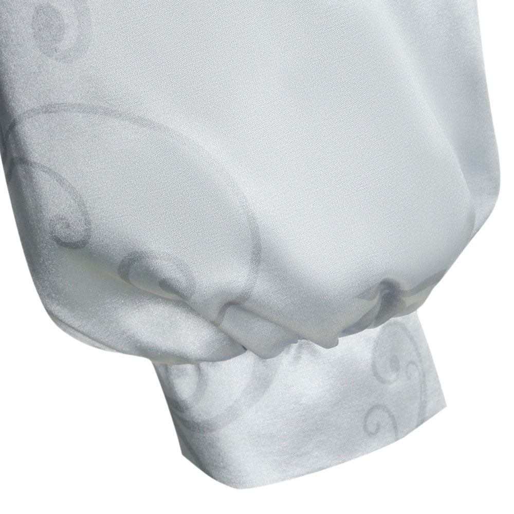 Blue Lock Nagi Seishiro Tenue Chinoiserie Grise et Blanche Cosplay Costume