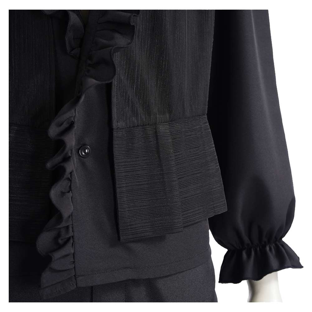 Bridgerton Saison 4(2026) Benedict Bridgerton Tenue Noire Cosplay Costume