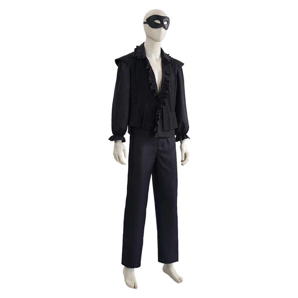 Bridgerton Saison 4(2026) Benedict Bridgerton Tenue Noire Cosplay Costume