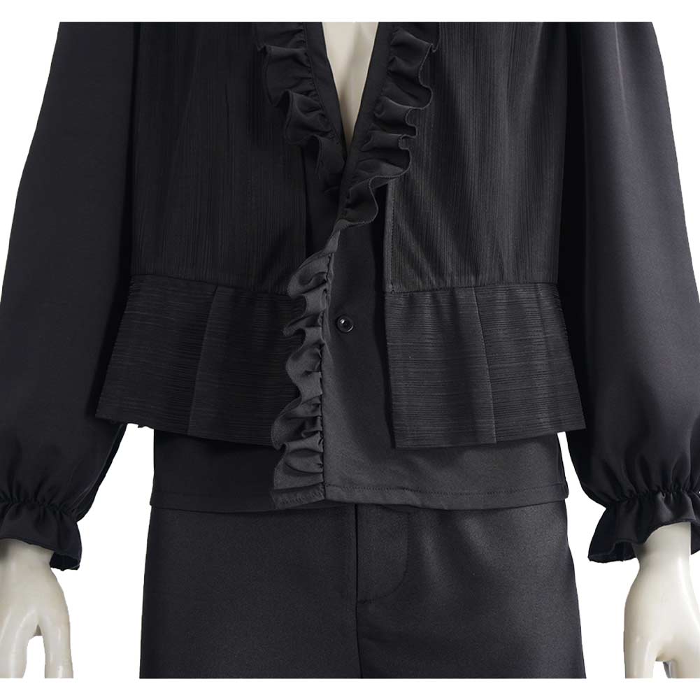 Bridgerton Saison 4(2026) Benedict Bridgerton Tenue Noire Cosplay Costume