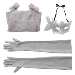 Bridgerton Saison 4(2026) Sophie Beckett Robe Blanche Cosplay Costume