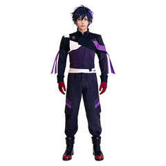 Cosplay Costume Kirito Sword Art Online: Unanswered//butterfly(2026) Anime Cosplay Combinaison Violette Homme