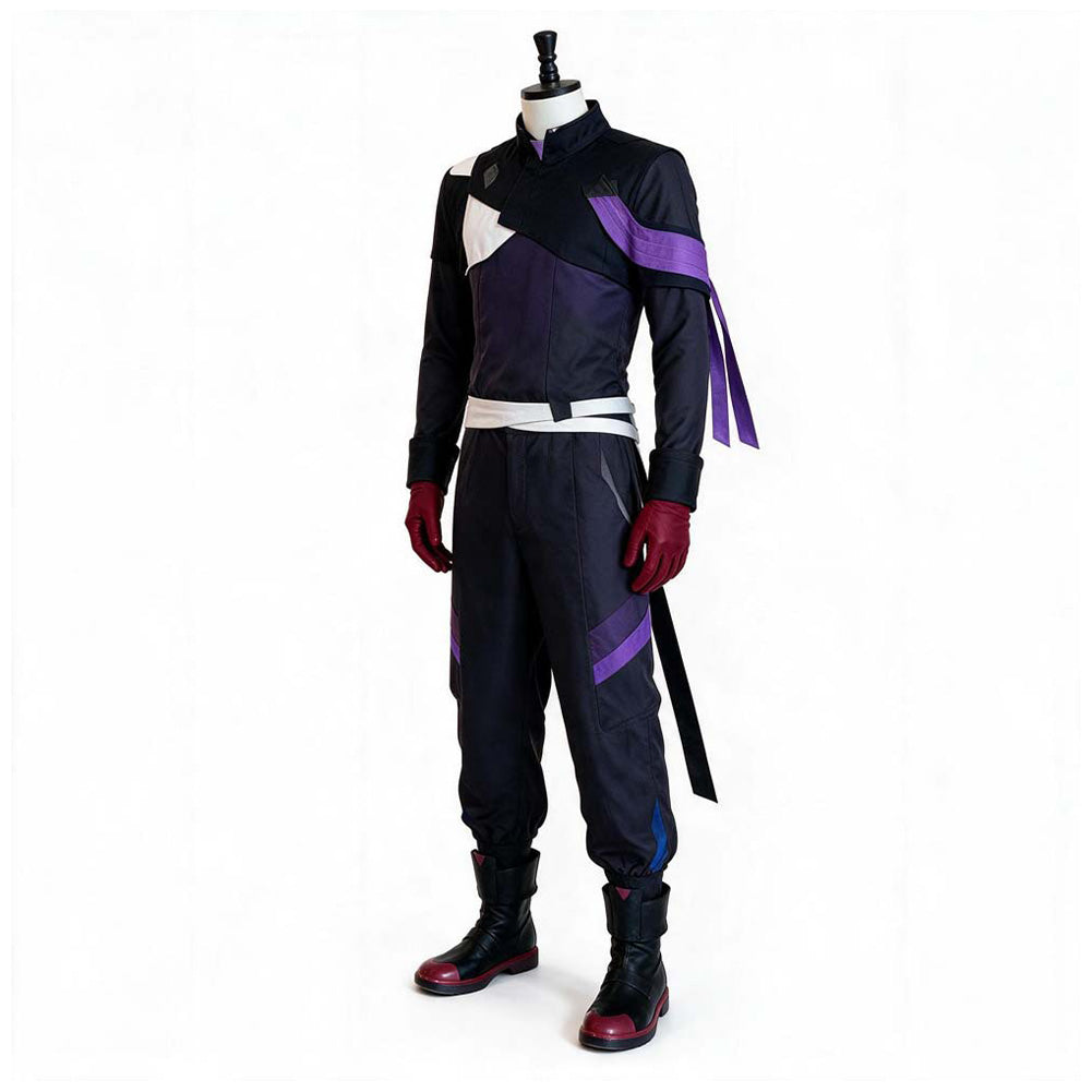 Cosplay Costume Kirito Sword Art Online: Unanswered//butterfly(2026) Anime Cosplay Combinaison Violette Homme