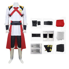 Castlevania: Nocturne Saison 2(2025) Belmont Tenue Blanche et Rouge Cosplay Costume