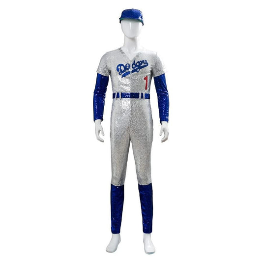 2019 Rocketman Elton John Dodgers Baseball Cosplay Costume